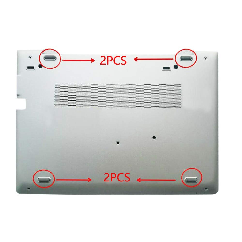 Image 2:: HP Elitebook 840 G5 G6 745 G5 G6 830 735 G5 G6 Non-Slip Rubber Feet for Bottom Base Cover (4pcs)
