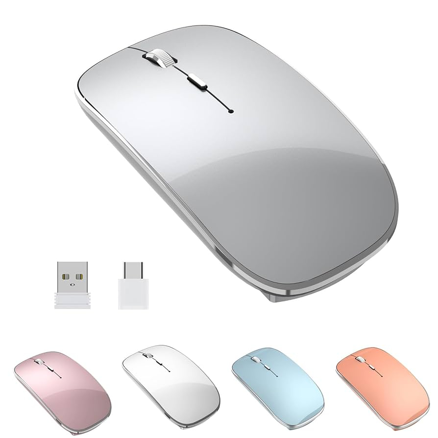 Image 2::Wireless rechargeable mouse with Bluetooth