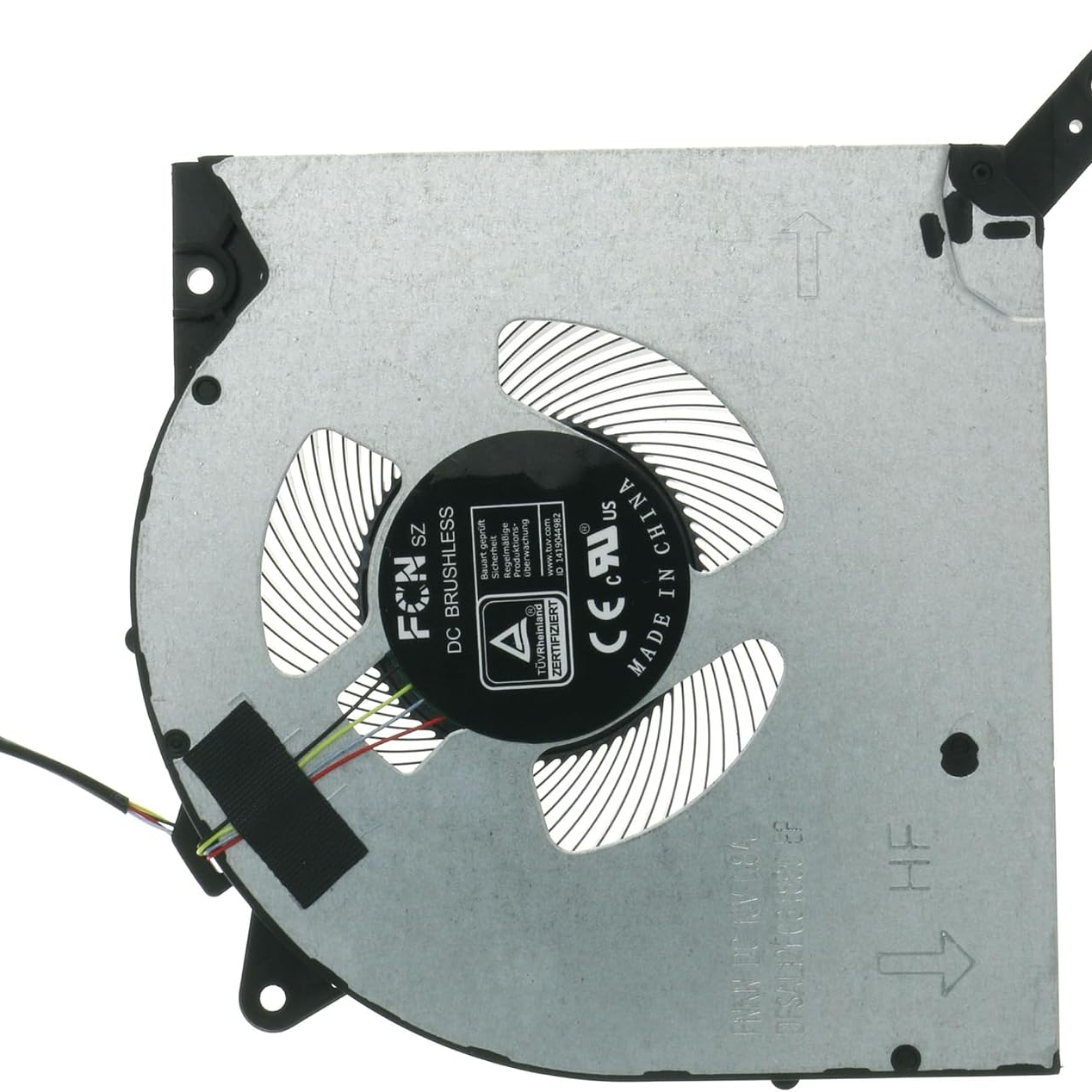 Image 2::Right and Left CPU+GPU Cooling Fan for Lenovo Legion 7-16 7-16ACHg6 82N6 DC 10V 5H40S20298 5H40S20297 5H40S2029
