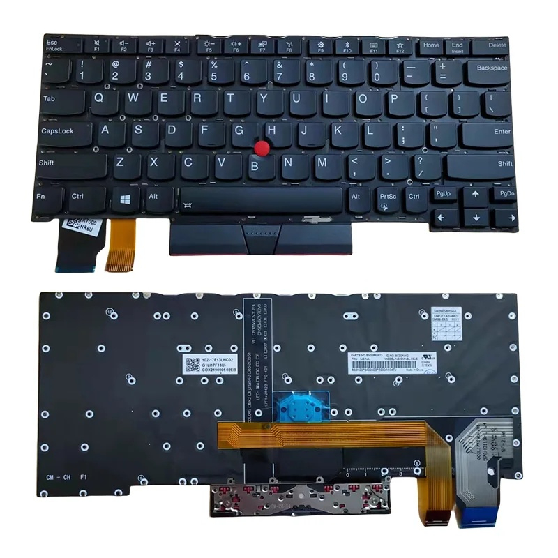 Image 2::Keyboard For Lenovo Thinkpad X13 Yoga Gen1/X390 Yoga