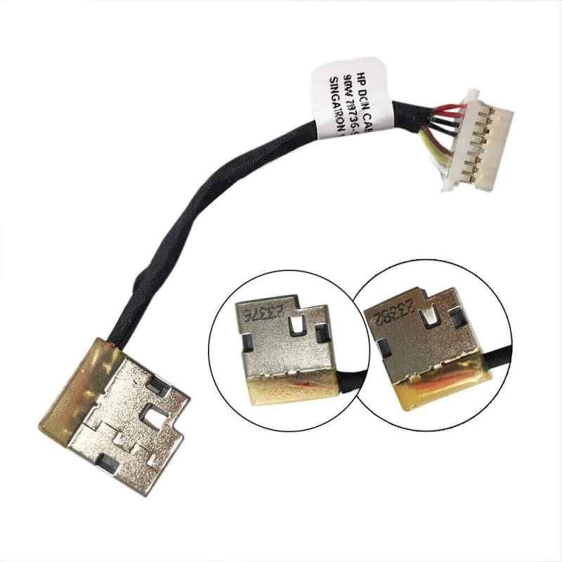 Image 2::DC Charging Power Jack for HP Pavillion x360 4-BA x360 14-CD 14M-CD 14-DH 14M-DH