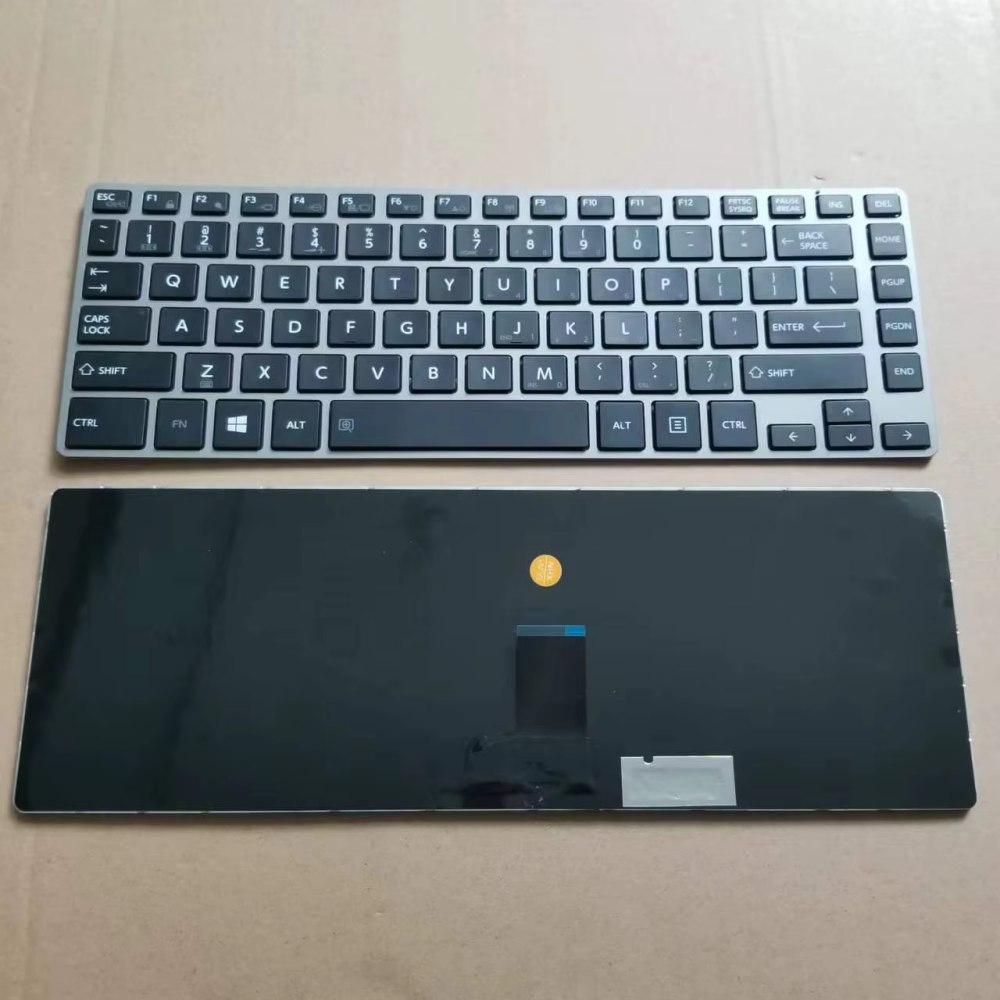 Laptop  Keyboard for Toshiba Tecra Z40-A Z40-AK Z40T-A Z40-AB R30-AK R30-A Z40-B US Layout  Without Pointing Without Backlight, Black