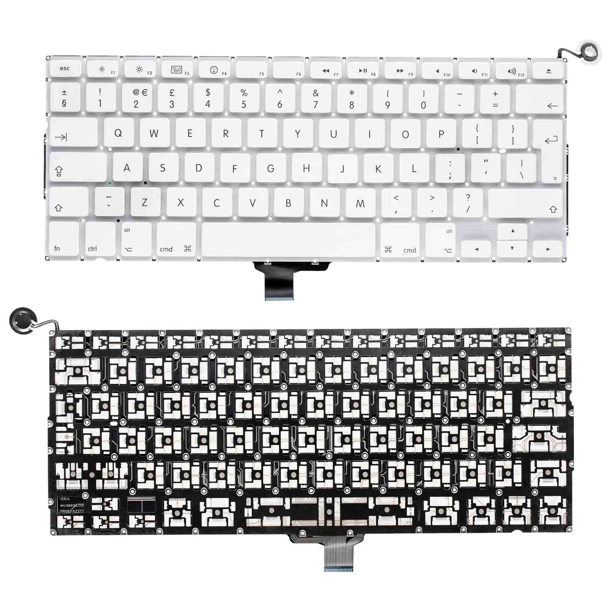 Image 3::Keyboard Replacement for MacBook Unibody 13