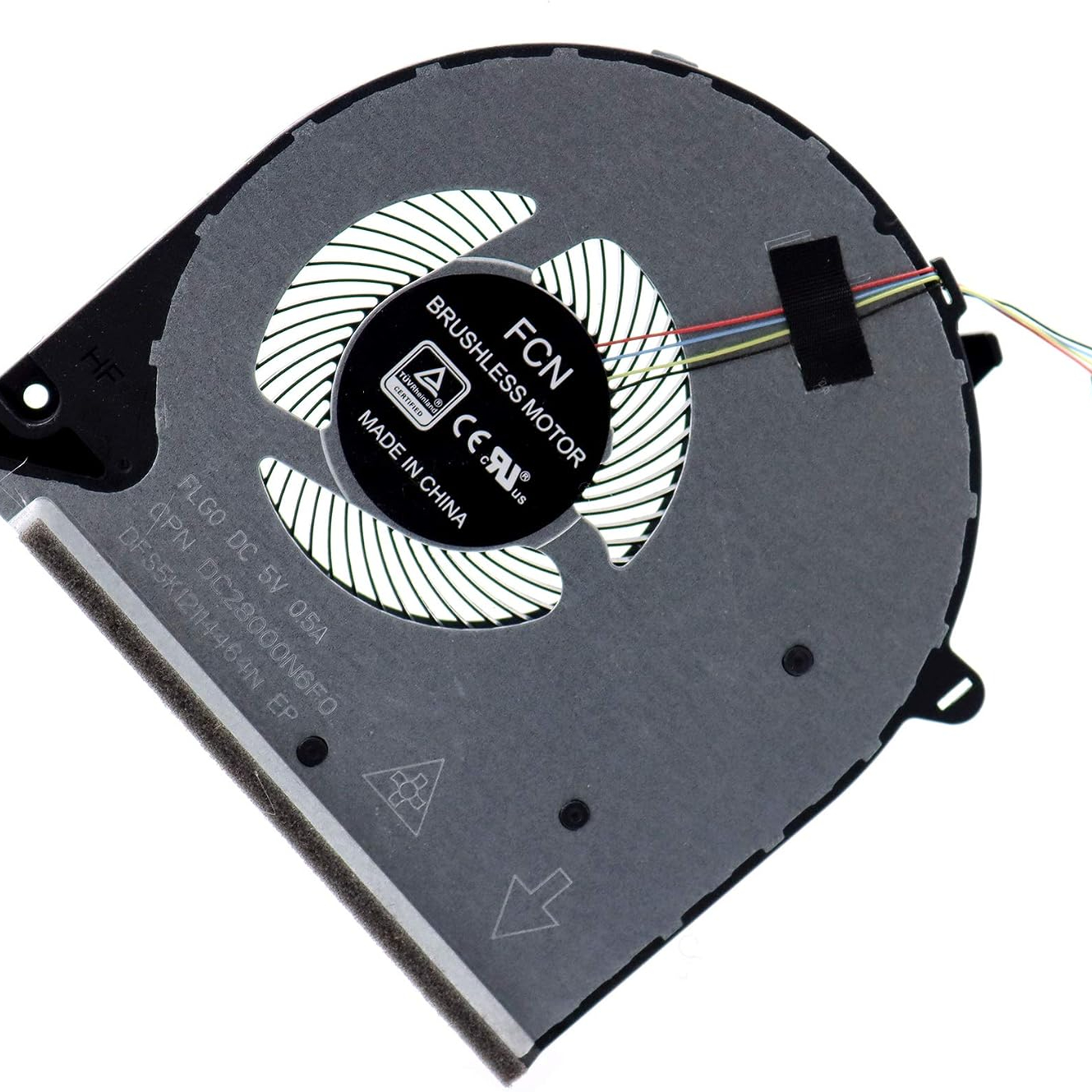 CPU Cooling Fan Replacement for HP 15-DU 15-DW 15S-DU0000 15S-DY0000 15S-DR0000 15S-FQ0000 15S-DU0002TX L52034-001