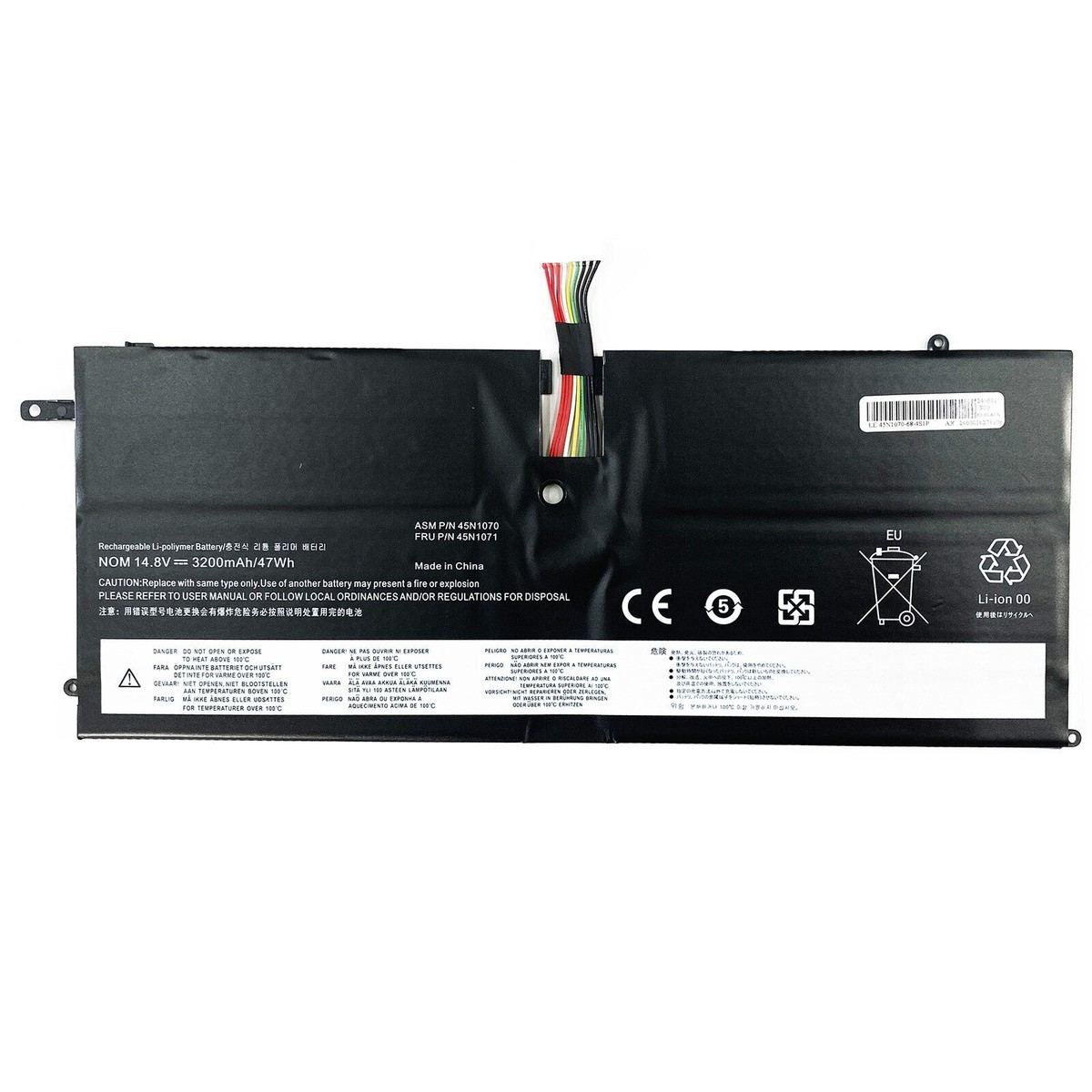 Image 2::New Laptop Battery for Lenovo ThinkPad X1 Carbon 1st Gen 3444 3448 3460 45N1071