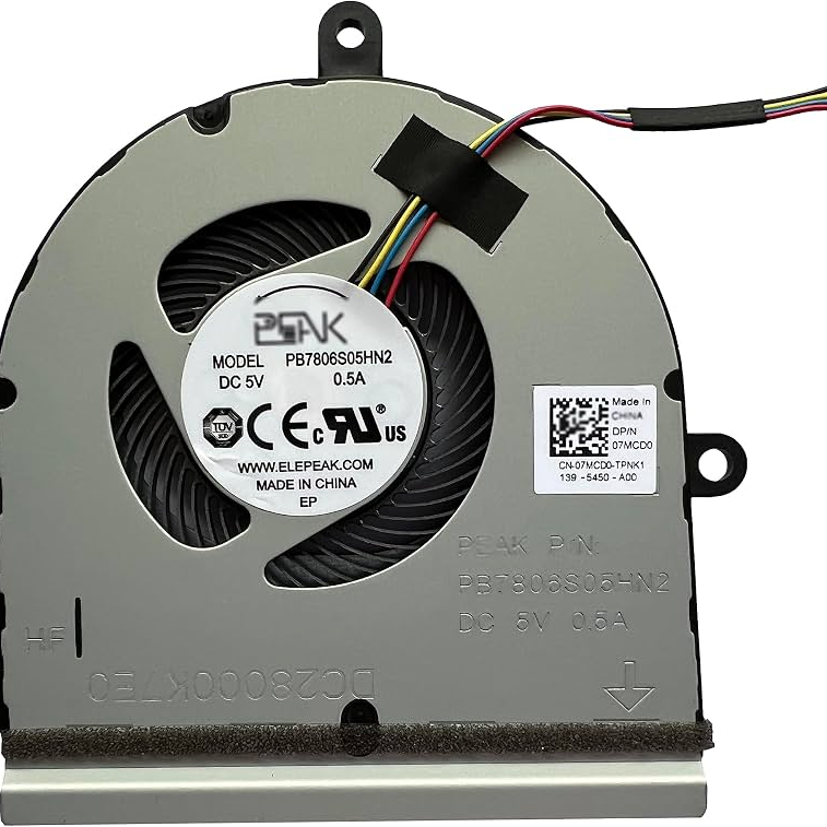 CPU Cooling Fan for Dell Inspiron 3533 3583 3585 5570 5575 l5575 5593 5594 3501 3505 vostro 3400 3401 3500 2021 3583 3584 Series P75F