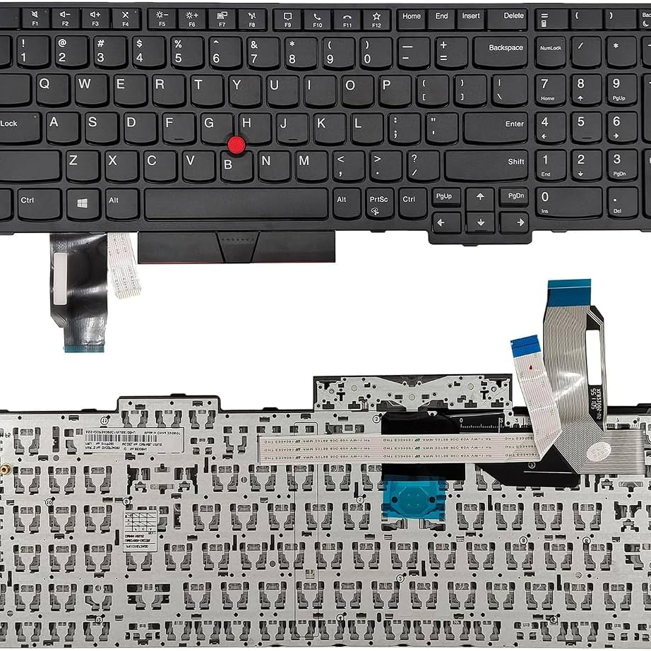 Laptop Keyboard Compatible for Lenovo ThinkPad E580 E585 L580 E590 E595 L590 T590 P15S P52 P72 P53 P53S P73 P53 P52 T15
