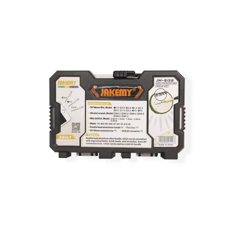Multifunctional set JAKEMY JM-8158 (34-in-1)