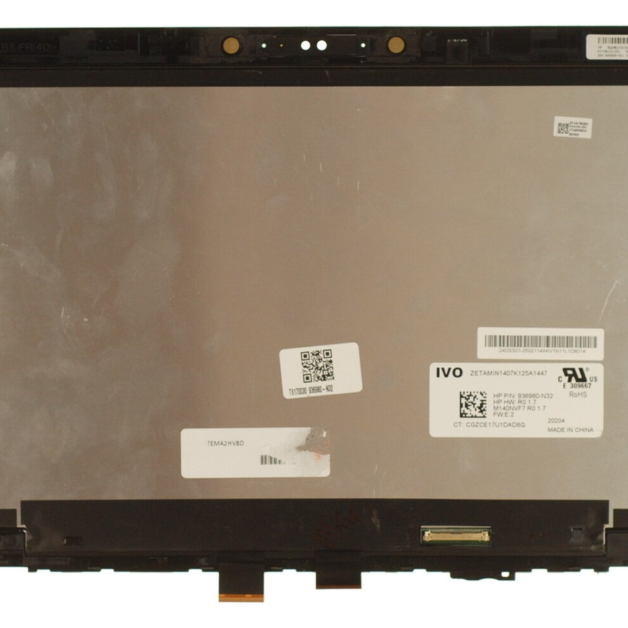 Image 2::Touch Screen Assembly for HP ELITEBOOK 840 G5 745 G5 740 G5 L18313-001 L14384-001 L40889-001