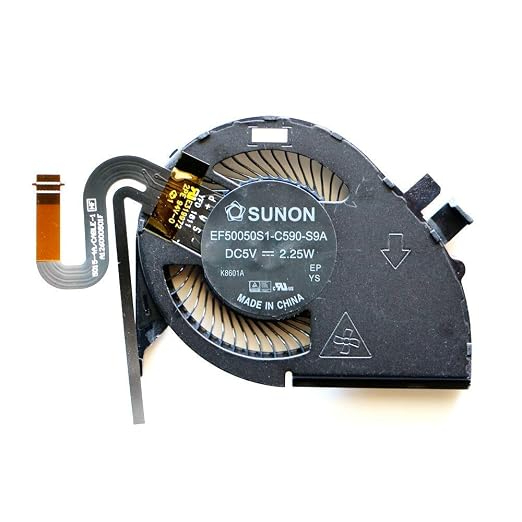 Image 2::CPU Cooling Fan 01HW913 00HN909 Replacement for Lenovo Thinkpad X240 X240i X250 X260 X260s X270 X270s