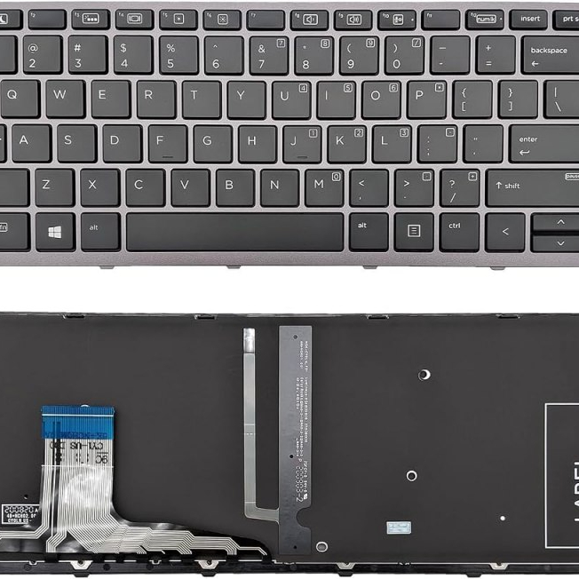 Laptop Keyboard Compatible for HP ZBook Studio G3 G4 Mobile Workstation 841681-001 US Layout Keyboard