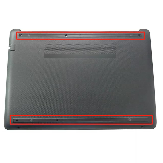 Image 2::Non-Slip Bottom Case Rubber Feet Strips Replacement for HP 14-CM 14-CK 14-CY 14-CS 14-CF 14-DF 240 245 246 G7 340 G5
