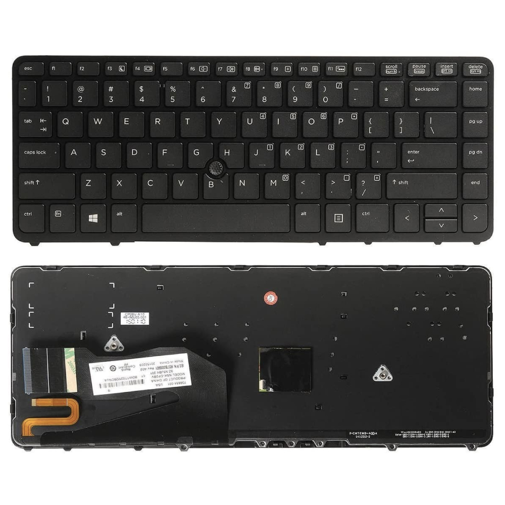 Keyboard For HP EliteBook 840 G1, 845 G1, 850 G1, 855 G1, 840 G2, 845 G2, 850 G2, 855 G2, ZBook 15U G2 Series