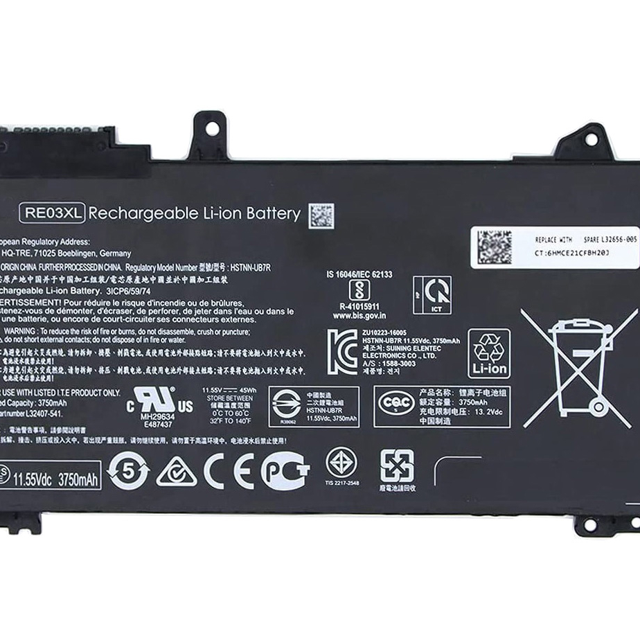 Genuine HP Laptop Battery for Probook 430 G6,440 G6,450 G6 L32656-005 RE03XL