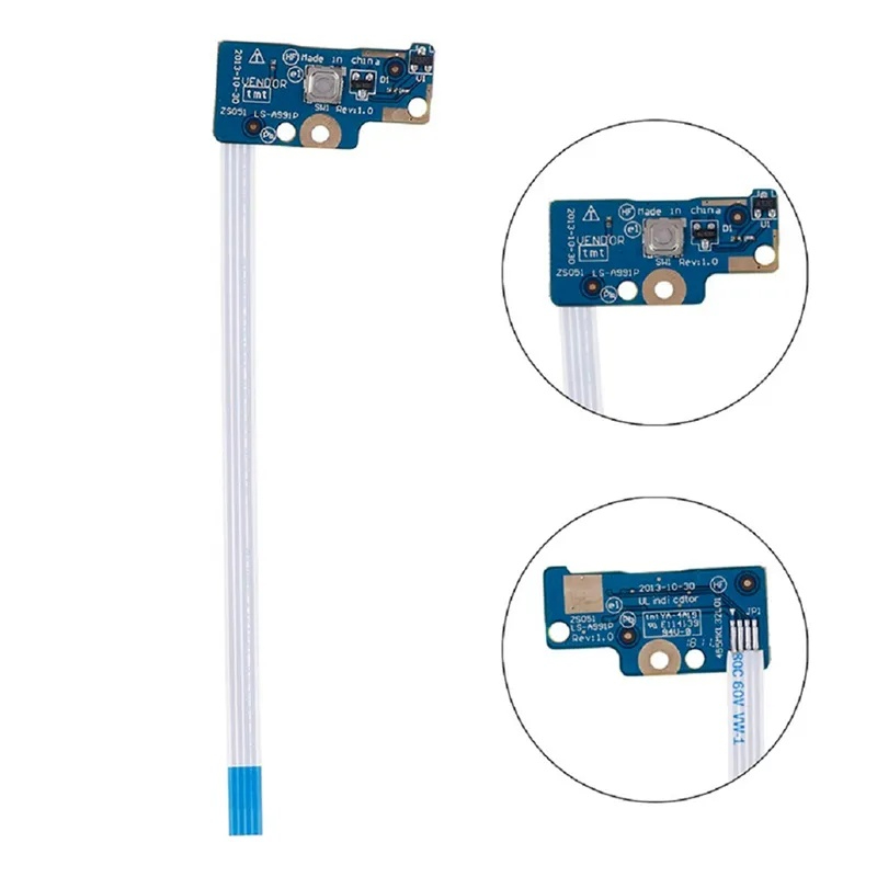 POWER BOARD SWITCH FOR HP 250 G3 255 G3 256 G3 15-G 15G 15-R 15R 15-S 15-H