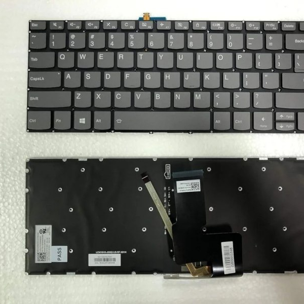 Keyboard for Lenovo Yoga 520-14IKB / 720-14IKB Laptop with Backlite Grey Colour US Layout    5CB0N67664 5CB0N67686