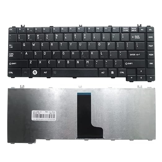Laptop Keyboard for Toshiba Satellite L745-S4235, L745-S4302, L745-S4310, L745-S4350, L745-S4355, L745-S9423RD, L745-SP4141CL, L745-SP4142CL, L745-SP4146CL  Keyboard US black