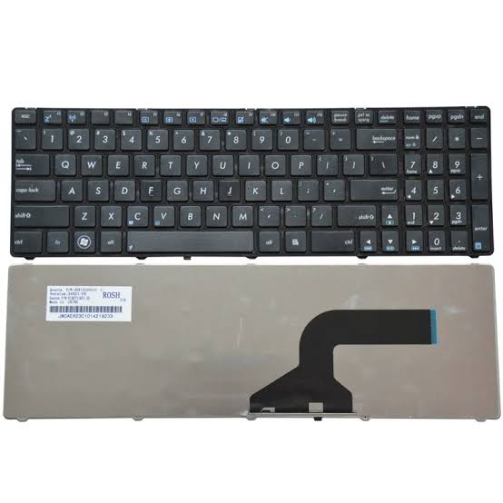 Image 2::Laptop Keyboard for Asus X52, K52, X53, X53B, K53U, K53Z, K53B, K53T, K53TA, K73TA