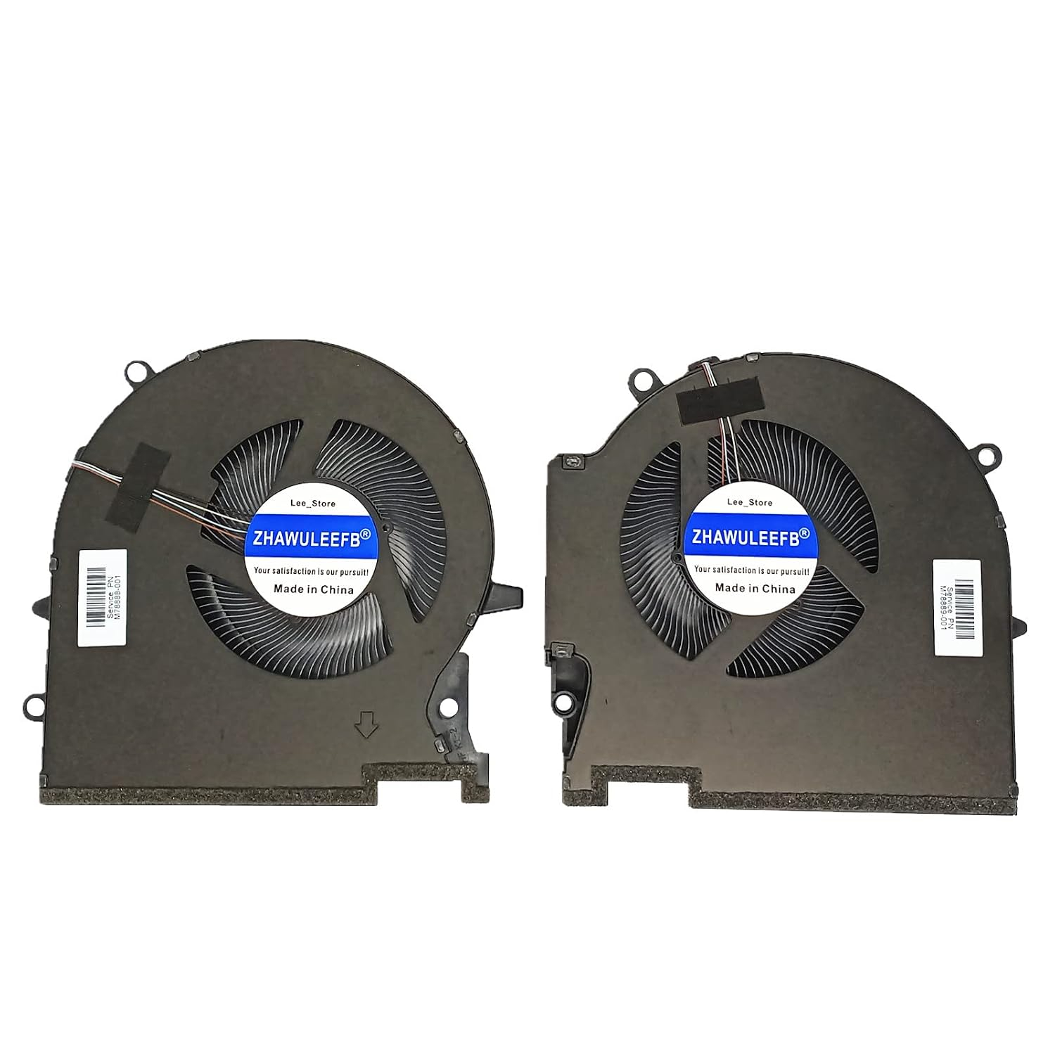 L+R LCPU GPU Cooling Fan for HP OMEN 17 17-CK Plus 17-ck0054TX Series TPN-Q266 EG75091S1-C010-S9A M78888-001 EG75091S1-C020-S9A M78889-001 K17061 DC12V 9.60W