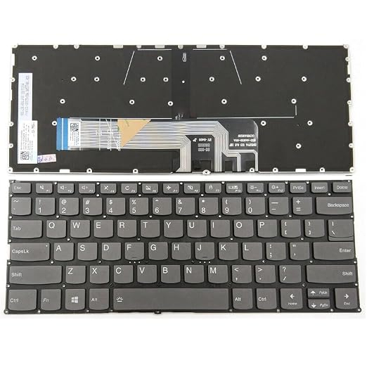 US Backlit Laptop  Keyboard for Lenovo Yoga 6-13ARE05 6-13ALC6 SN20Q40730  SG-92710-XUA