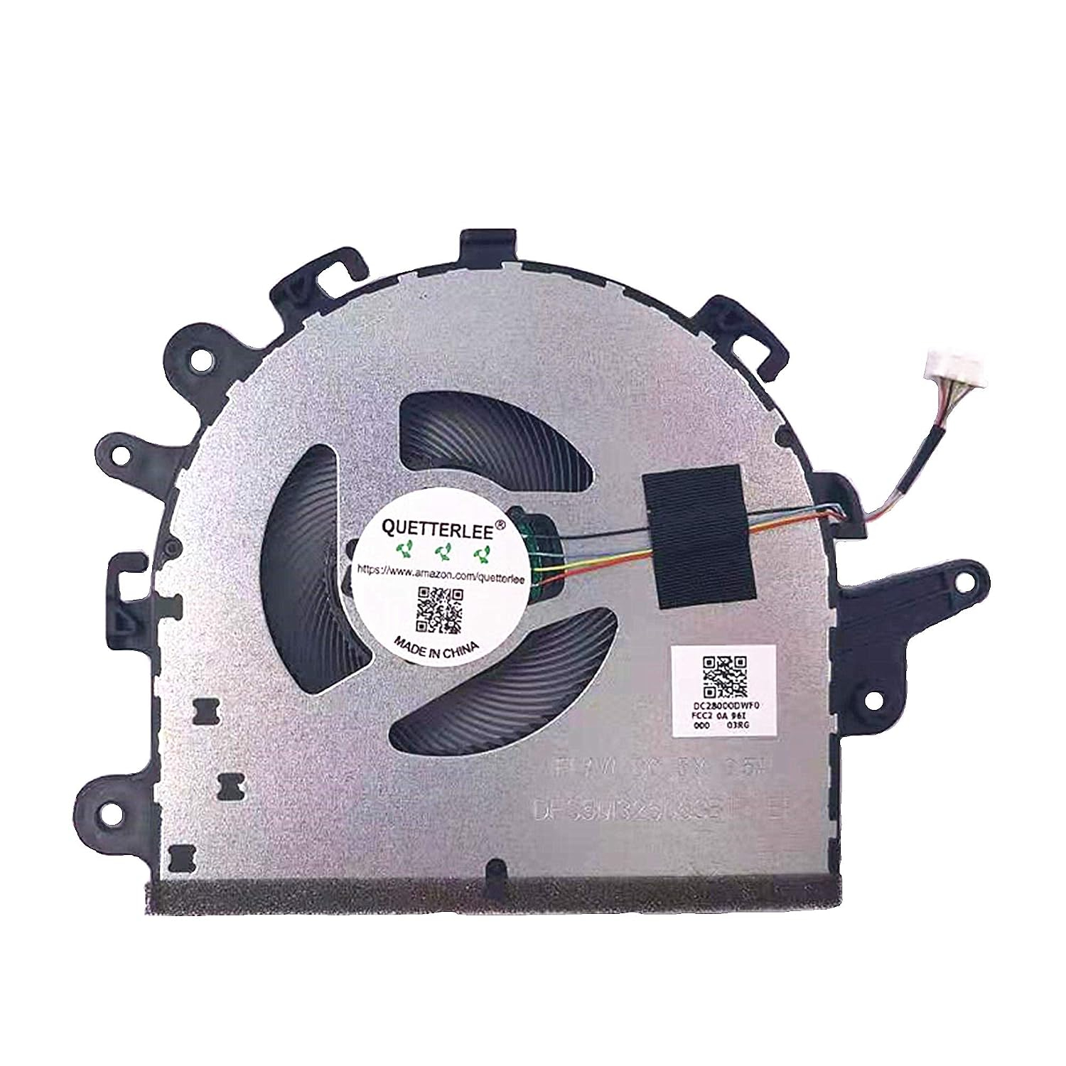 CPU Fan Compatible For Lenovo Ideapad 3-15ITL05, 340C-15IWL, S145-15, S145-15API, S145-15AST Laptop Cooling Thermal Fan Cooler