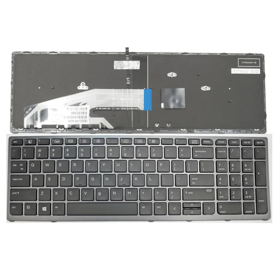 Laptop Keyboard for HP Zbook 15 G3, 848311-001, 17 G3 Series Laptops, Black 848311-001 or PK131C31A00